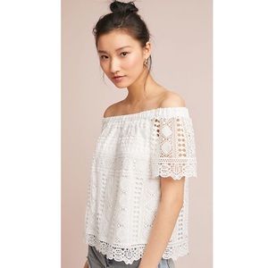 Anthropologie Evie Off-the-Shoulder Top